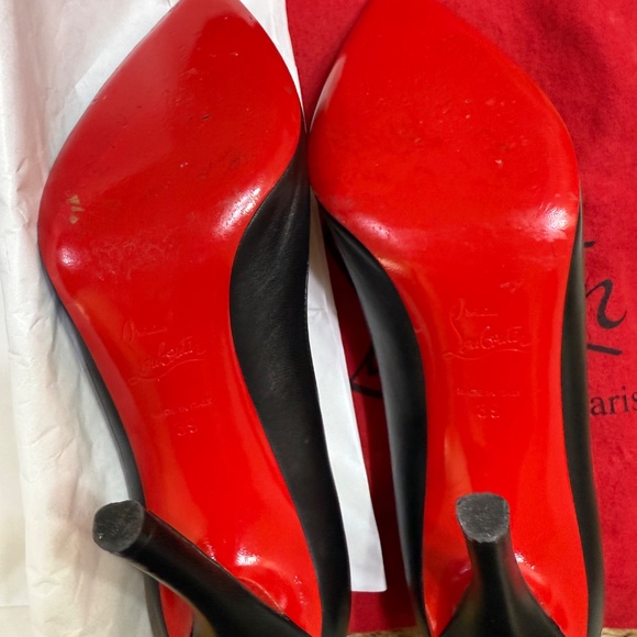 Almost New…Christian Louboutin Apostrophe 100 Nappa Pump - Picture 12 of 16
